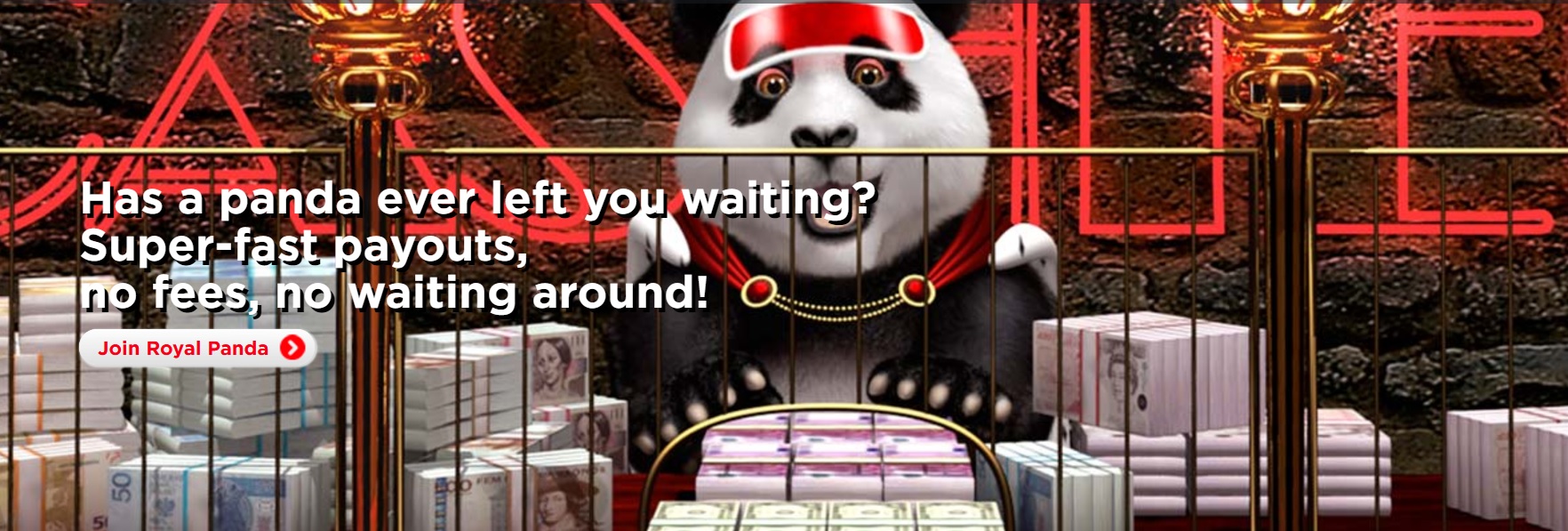 Royal Panda live casino uitbetalen