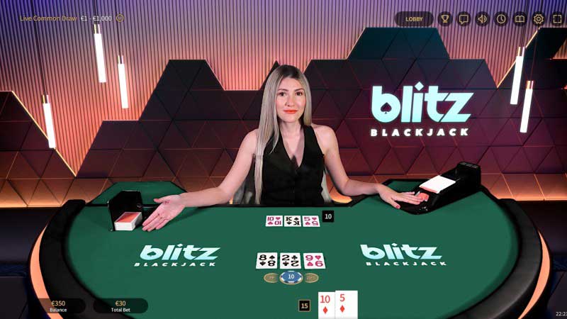 Live Blackjack varianten: Blitz